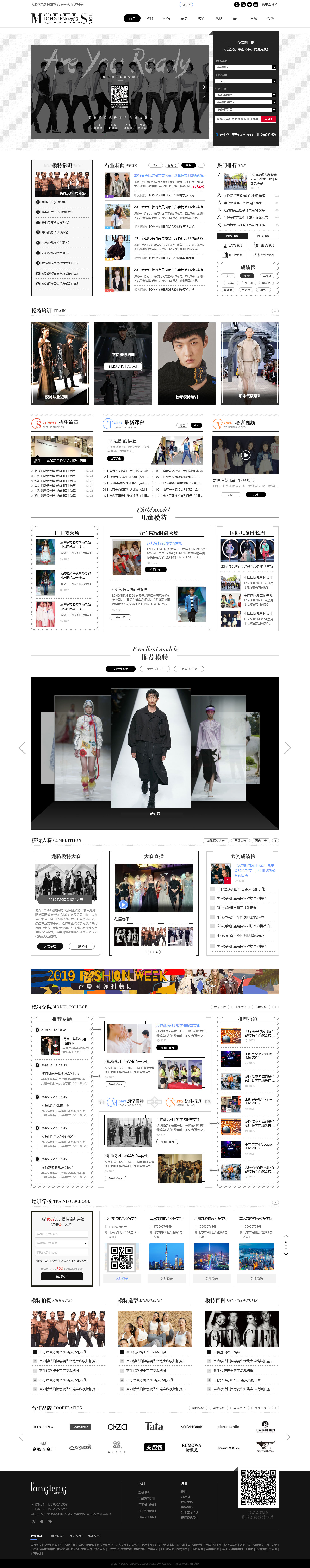 龙腾精英网站建设案例