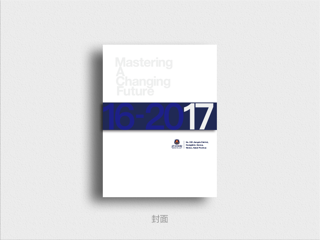 武汉学院画册设计案例